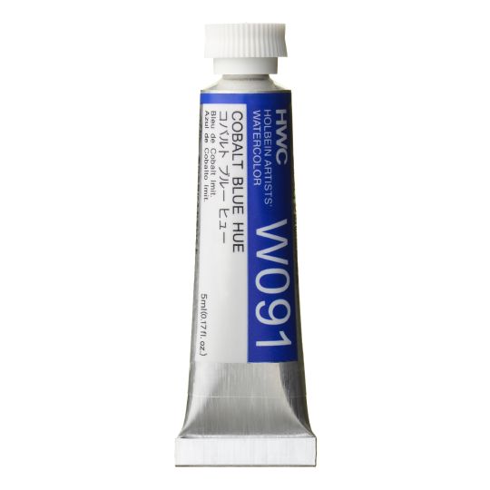 Bleu de cobalt imitation - Aquarelle Tube 5ml Holbein Artists'