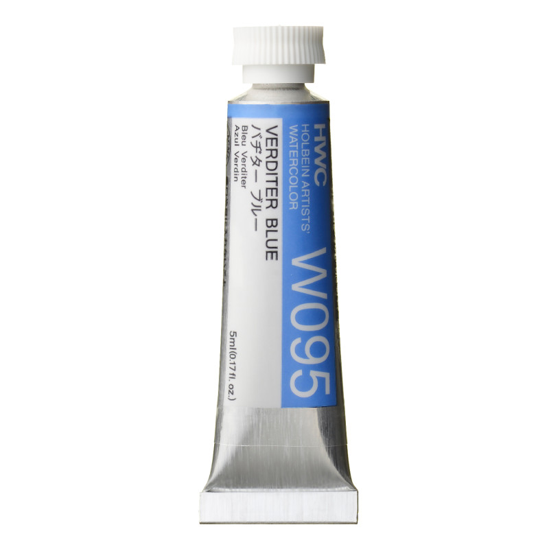 Bleu verditer - Aquarelle Tube 5ml Holbein Artists'