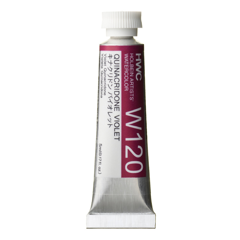 Violet quinacridone - Aquarelle Tube 5ml Holbein Artists'