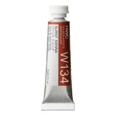 Terre de sienne brûlée - Aquarelle Tube 5ml Holbein Artists'