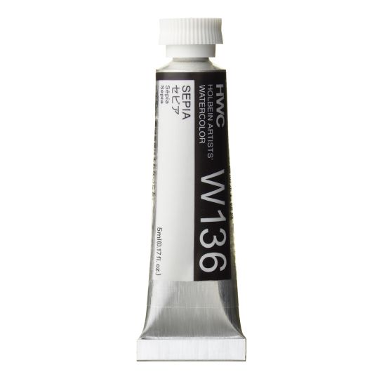 Sépia - Aquarelle Tube 5ml Holbein Artists'