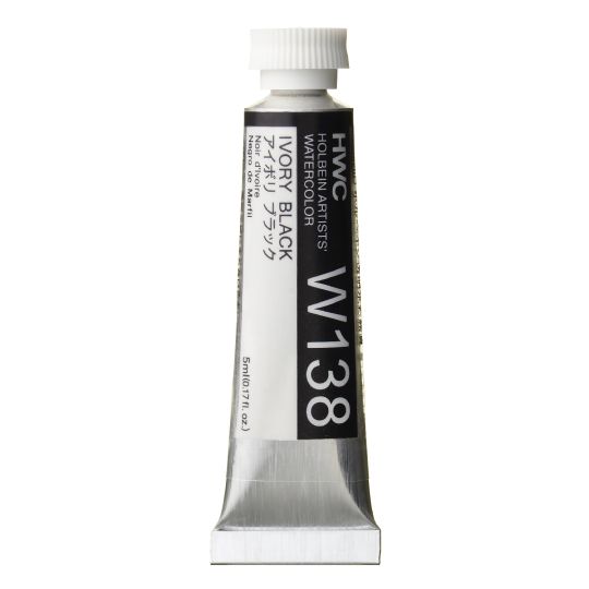 Noir d'ivoire - Aquarelle Tube 5ml Holbein Artists'