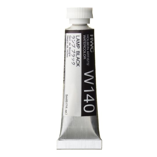 Noir de bougie - Aquarelle Tube 5ml Holbein Artists'