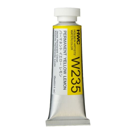 Jaune permanent citron - Aquarelle Tube 15ml Holbein Artists'