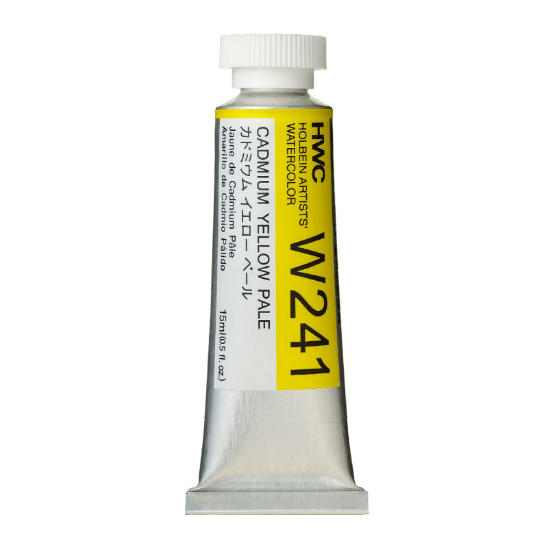 Jaune de cadmium pâle - Aquarelle Tube 15ml Holbein Artists'