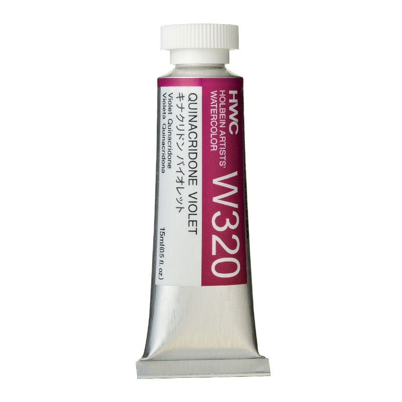 Violet quinacridone - Aquarelle Tube 15ml Holbein Artists'