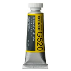 Jaune permanent - Gouache Tube 15ml Holbein Artists'