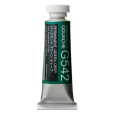 Vert permanent foncé - Gouache Tube 15ml Holbein Artists'