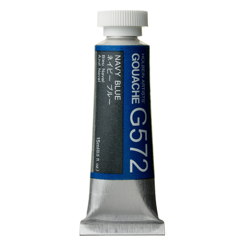 Bleu naval - Gouache Tube 15ml Holbein Artists'