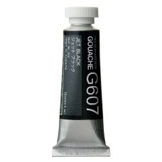 Noir de jais - Gouache Tube 15ml Holbein Artists'