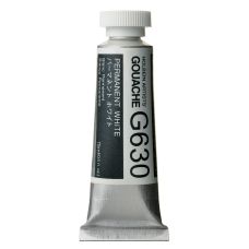 Blanc permanent - Gouache Tube 15ml Holbein Artists'