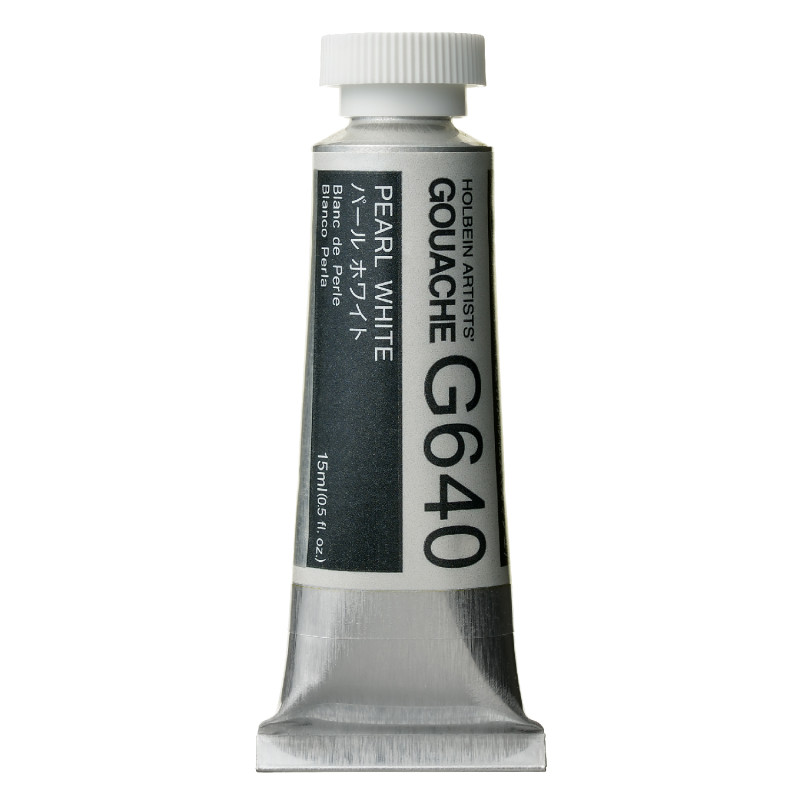 Blanc perle - Gouache Tube 15ml Holbein Artists'