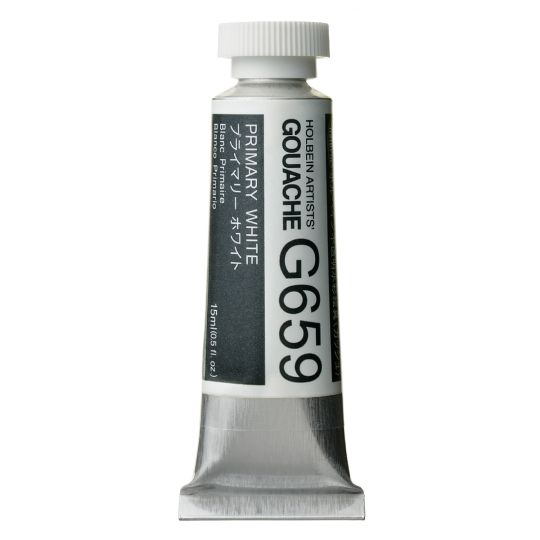 Blanc primaire - Gouache Tube 15ml Holbein Artists'