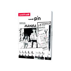 Coffret initiation Manga 8 feutres et 1 porte mine Shalaku + 3 planches de tutos