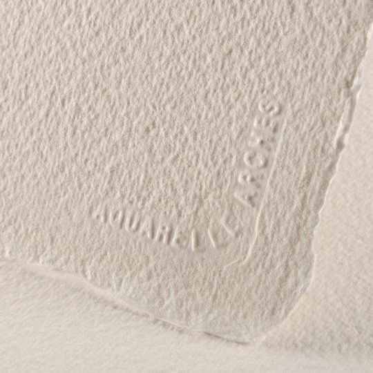 Feuilles Arches 56x76 640g 5 f grain torchon blanc brillant