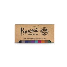 paquet de 10 cartouches d'encre Kaweco colorées