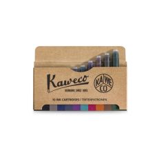 paquet de 10 cartouches d'encre Kaweco colorées