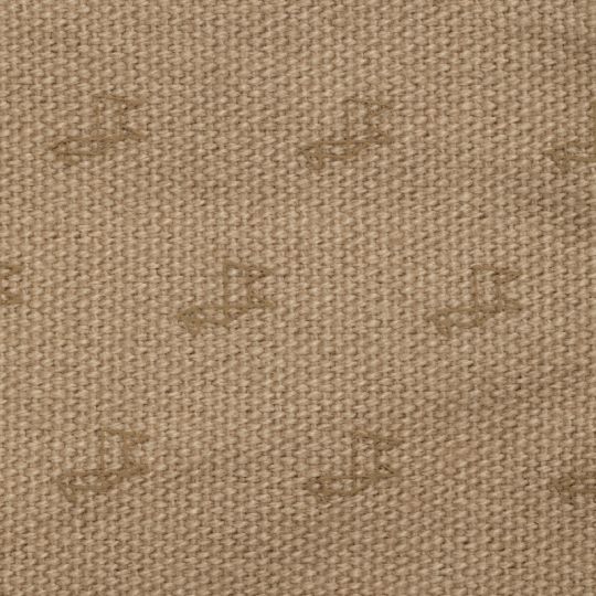 Trousse tissu brun emplacement 10 pinceaux Etchr