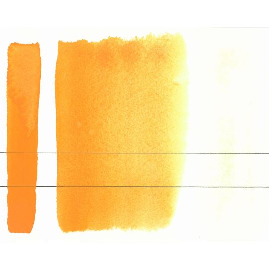 Orange bismuth - Aquarelle Godet Roman Szmal Aquarius