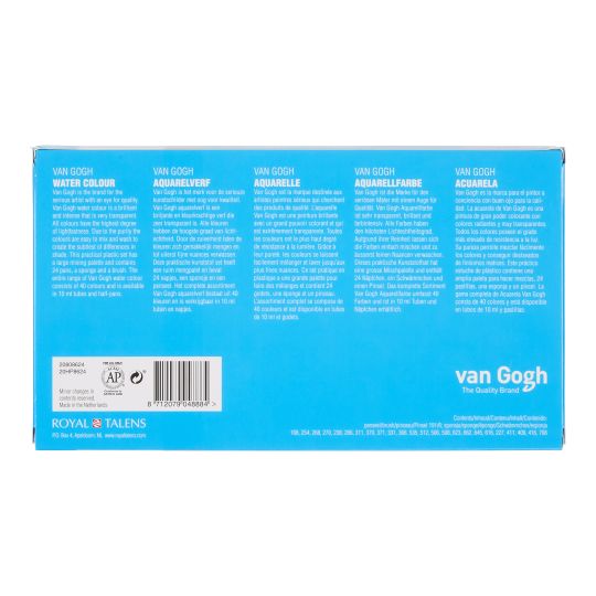Boîte plastique Van Gogh 24  1/2 godets *