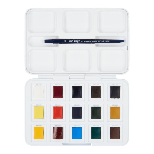 Pocketbox plastique Van Gogh 12 1/2 godets +3 1/2 godets gratuits