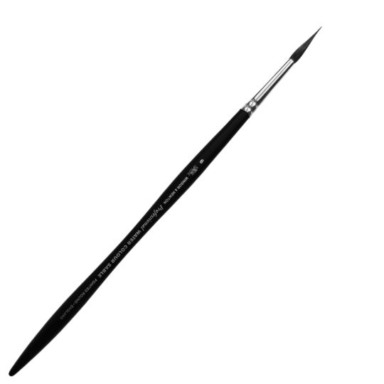 Pinceau aquarelle rond pointu martre rouge Kolinsky Artists' Winsor & Newton n°4