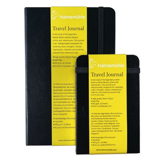 Journal de voyage Hahnemühle 13,5x21 140g 62f format paysage *