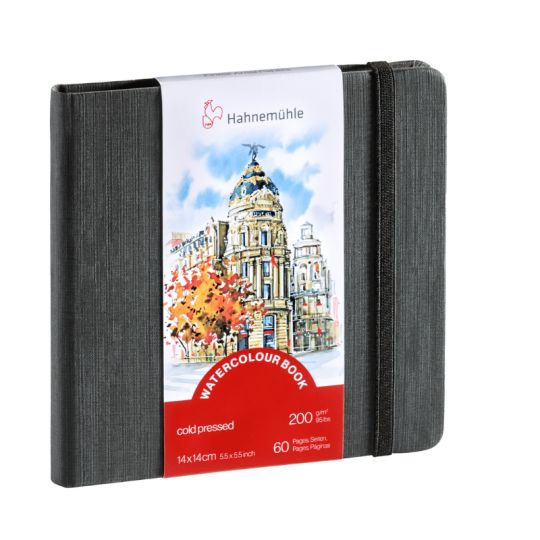 Watercolour book Hahnemühle Carré 14 x 14 30f 200g grain fin