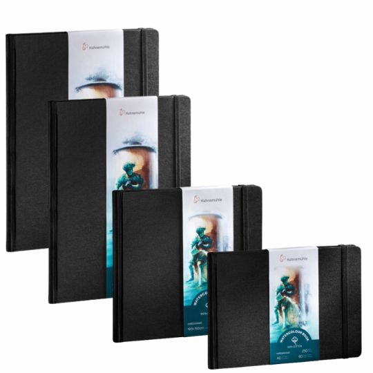 Watercolour Book A4 250g 100% coton 60 pages grain fin format portrait Hahnemühle