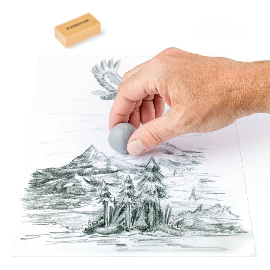 Set gomme mie de pain + gomme artistique Staedtler
