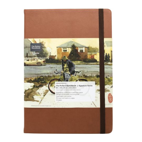 Perfect Sketchbook B5 300g 100% coton signature 44 pages grain fin format portrait Etchr Lab
