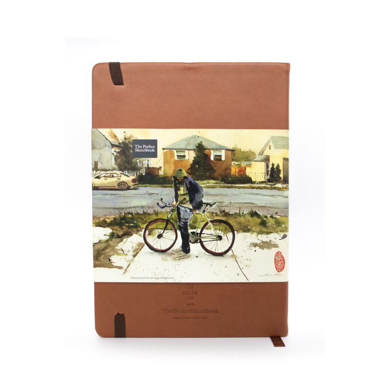 Perfect Sketchbook B5 300g 100% coton signature 44 pages grain fin format portrait Etchr Lab