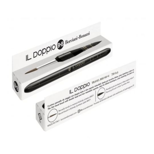 Pinceau de voyage Il Doppio série 710 BeB