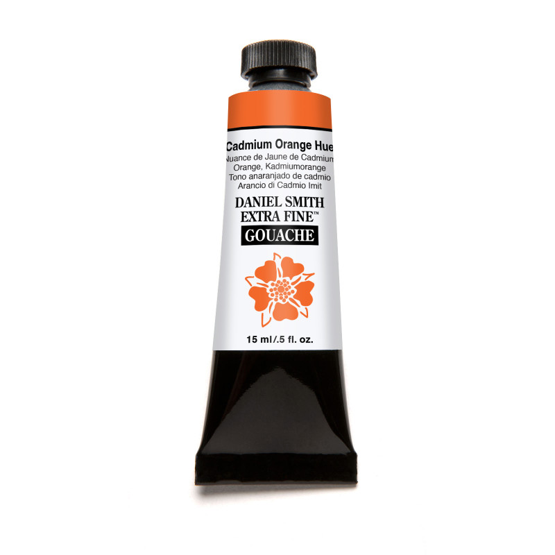 Orange nuance de jaune cadmium - gouache extra fine Tube 15 ml Daniel Smith