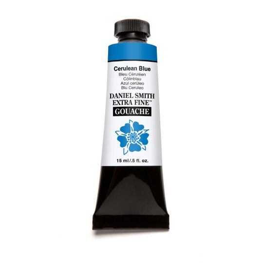 Bleu céruléum - gouache extra-fine Tube 15 ml Daniel Smith