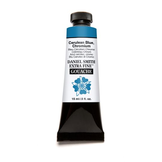 Bleu céruléum chrome - gouache extra fine Tube 15 ml Daniel Smith