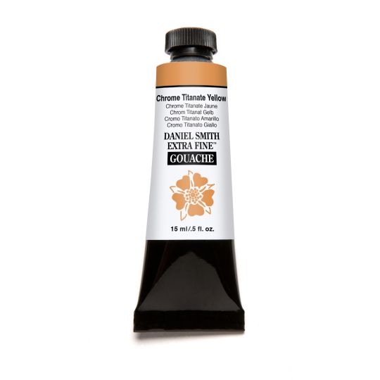 Jaune titanate de chrome - gouache extra-fine Tube 15 ml Daniel Smith
