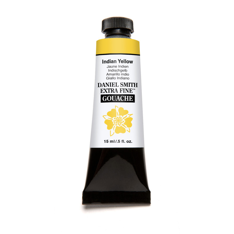 Jaune Indien - gouache extra fine Tube 15 ml Daniel Smith