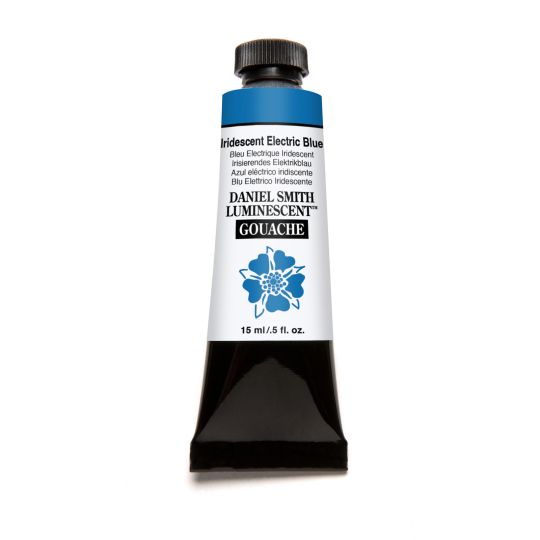 Bleu électrique iridescent - gouache extra fine Tube 15 ml Daniel Smith