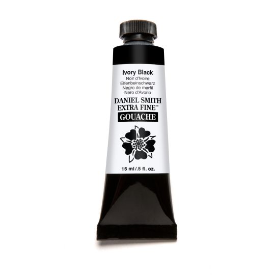 Noir d'Ivoire - gouache extra fine Tube 15 ml Daniel Smith