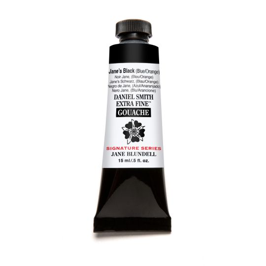 Noir Jane (bleu/orange) - gouache extra fine Tube 15 ml Daniel Smith