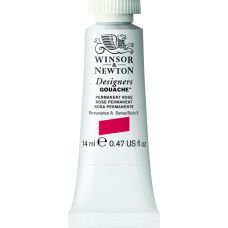 Rose permanent - Gouache extra fine Designers Tube 14 ml Winsor & Newton