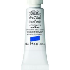 Outremer (nuance verte) - Gouache extra fine Designers Tube 14 ml Winsor & Newton