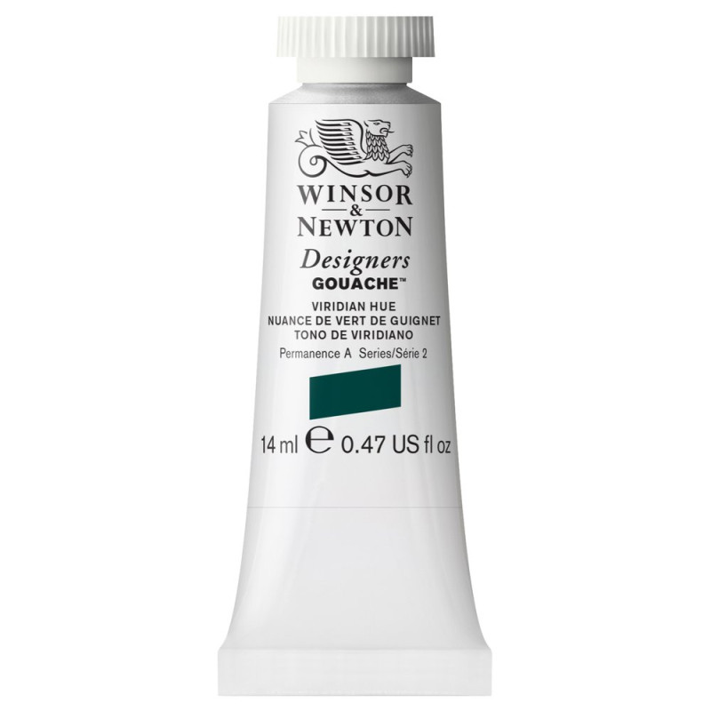 Vert de guignet - Gouache extra fine Designers Tube 14 ml Winsor & Newton