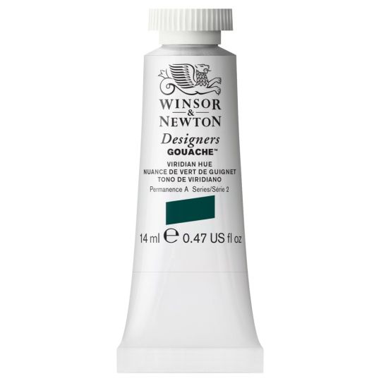 Vert de guignet - Gouache extra fine Designers Tube 14 ml Winsor & Newton