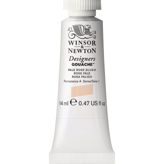 Rose pâle teinte chair - Gouache extra fine Designers Tube 14 ml Winsor & Newton