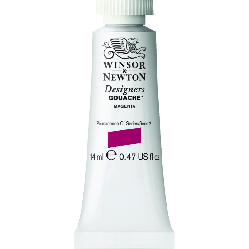 Magenta - Gouache extra fine Designers Tube 14 ml Winsor & Newton