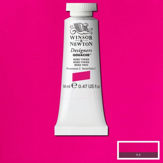 Rose Tyrien - Gouache extra fine Designers Tube 14 ml Winsor & Newton
