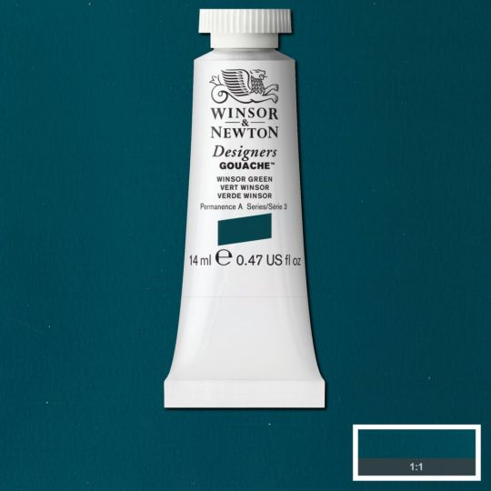 Vert Winsor - Gouache extra fine Designers Tube 14 ml Winsor & Newton