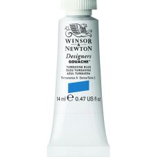 Bleu turquoise - Gouache extra fine Designers Tube 14 ml Winsor & Newton